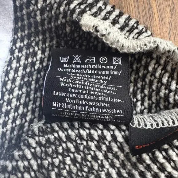 KJUS beanie winter hat wool blend cream black orange - Picture 5 of 6